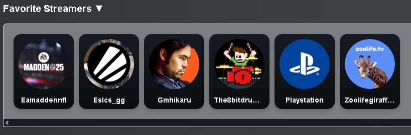 Shows how to add a favorite. You can select the star to add any livestream schedule in your favorites.